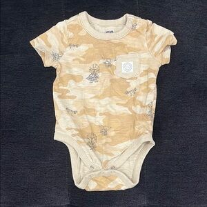 Star Wars Tan Baby Onesie